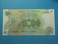 Uganda Banknot 5 Shilings 1982 UNC P-15