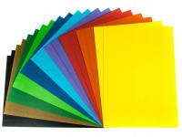 Картон Бристоль А4 20 листов цветной 225г