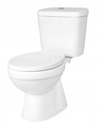 Компактный туалет с доской Варшавский вертикальный слив