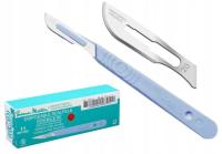СКАЛЬПЕЛЬ ХИРУРГИЧЕСКИЙ ЛЕЗВИЕ С РУЧКОЙ 20 x10