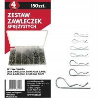 ZAWLECZKI SPRĘŻYNOWE ZESTAW ZAWLECZEK WARSZTAT NORMALIA 150-EL