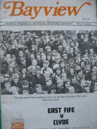 Шотландская Лига программа East Fife-Clyde 1972