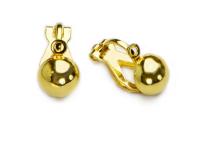 KLIPSY MAŁE ZŁOTE ZAPIĘCIE DO DOWIESZANIA CZESKI AUTOMAT ANTYALERGICZNE