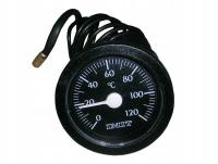 Termometr Analogowy z kapilarą sondą 0+120stC