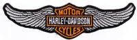 VAR значок HARLEY-DAVIDSON крылья 14x4 серый
