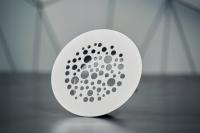 Nowoczesna kratka do rekuperacji anemostat 160mm RAL 9016