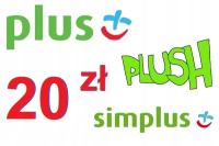 Пополнение плюс 20 зл