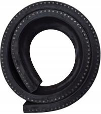 Снегоуборочная резина 239 см x 15 см x 3,0 см, армированная вертикальным стальным тросом