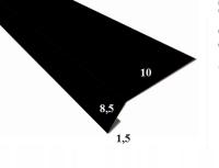 Надриновый пояс 1 PAPA GONT 1,95 m 9005 матовый черный