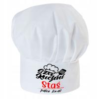 Czapka Kucharska Dziecięca z Imieniem Nadrukiem