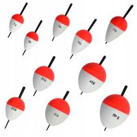 НАБОР ПОПЛАВКОВ żywcowych 10шт БУЙ bauble живца