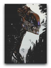 Alien - OBRAZ 60x40 - canvas - Obcy - plakat