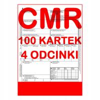 CMR накладная 100 листов / 4 odc. / 25 kpl.