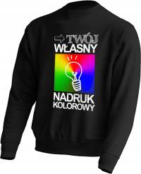 Bluza z własnym nadrukiem grafiką zdjęciem