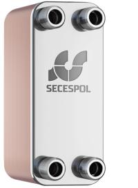 Теплообменник SECESPOL LB31 - 50 50 пластин 55 кВт