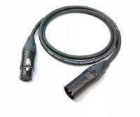 Kabel XLR - XLR LGJ Group KLOTZ MY206 XLR/XLR NEUTRIK BLK 1m 1 m
