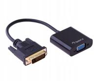 Adapter DVI-D Shiru do VGA czarny