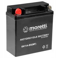 Аккумулятор Moretti 6n11a-BS 6V/11AH 105A