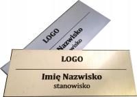 Identyfikator imienny z laminatu grawerskiego