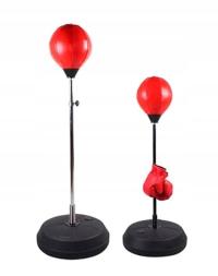 Боксерский тренировочный набор вертикальная груша 122-147 см боксерские перчатки