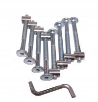 8 шт. винтовые винты с введением в кроватку