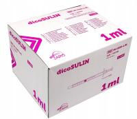 Инсулиновые шприцы U100 контур 100 шт