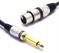 МИКРОФОННЫЙ КАБЕЛЬ JACK 6.3 MONO XLR JACK 3M