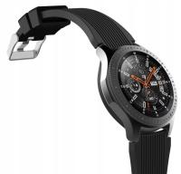 Черный силиконовый ремешок для Samsung GALAXY WATCH 46 мм