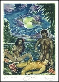 Kirnitskiy 2005 Exlibris C4 Erotyka Sex Statek 101