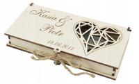 Ажурная коробка для денег сувенир гравер свадьба