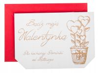 KARTKA WALENTYNKOWA + KOPERTA walentynki GRAWER