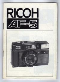RICOH AF-5 INSTRUKCJA