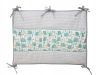 SAVEA Przybornik do Łóżeczka Łóżka Dziecięcego Organizer 60x45 Jeżyki
