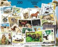 Zestaw 200 znaczków pocztowych - SSAKI