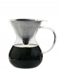 Стеклянный капельный фильтр для кофе, стальной ЭКО-фильтр