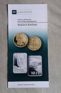 Folder NBP 100 lecie odzys niepodl KORFANTY polski