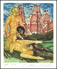 Kirnitskiy 2004 Exlibris C4 Erotyka Sex Statek 83