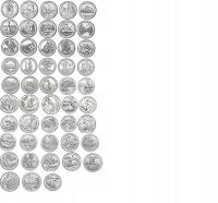 Парки США-набор всех 56 монет новинка