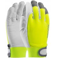 Светоотражающие перчатки Reflex кожа Fluo 3 пары р. 10