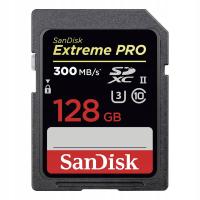 Karta SANDISK EXTREME PRO SDXC 128GB 300MB/s U3 II