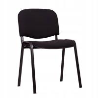 Krzesło ISO BLACK konferencyjne-2024-GRUBY PROFIL PIANKI - kolory !
