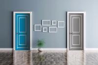 Межкомнатные временные двери на время ремонта, быстрая установка LP