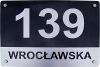 3D | 35x45 | Numer na dom Tabliczka adresowa dibond szyld domu ALU/1