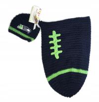 Granatowy otulacz niemowlęcy Seahawks NFL
