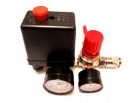 REDUKTOR CISNIENIA WYŁĄCZNIK PRESOSTAT DO KOMPRESORA 24L 50L 8Bar 230V