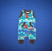 LINDEX CUDNY WELUROWY RAMPERS 0-2m 56