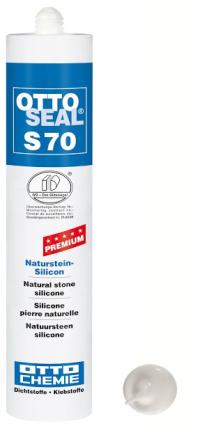 Силикон для натурального камня матовый белый C6112 Otto