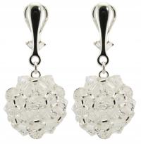 ARSYLION klipsy z kryształkami Swarovski Crystal