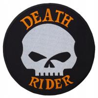 VAR naszywka DEATH RIDER 25 cm SKULL - HARLEY