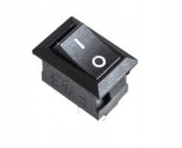 Przełącznik klawiszowy 15x10mm xl601 on/off czarny